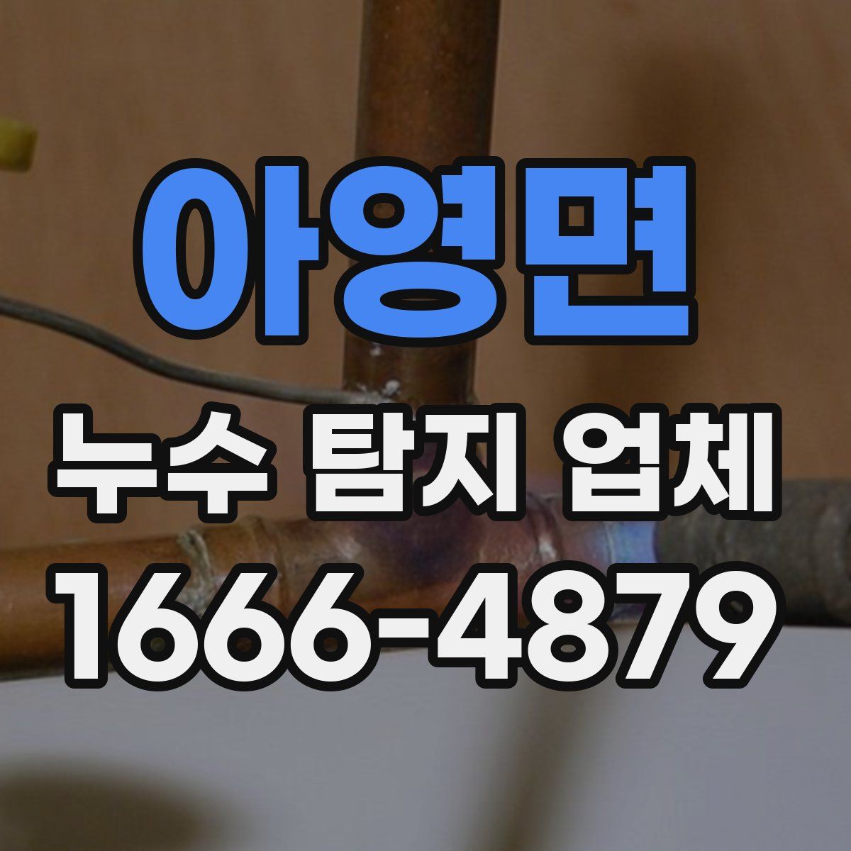 아영면 누수 탐지 업체