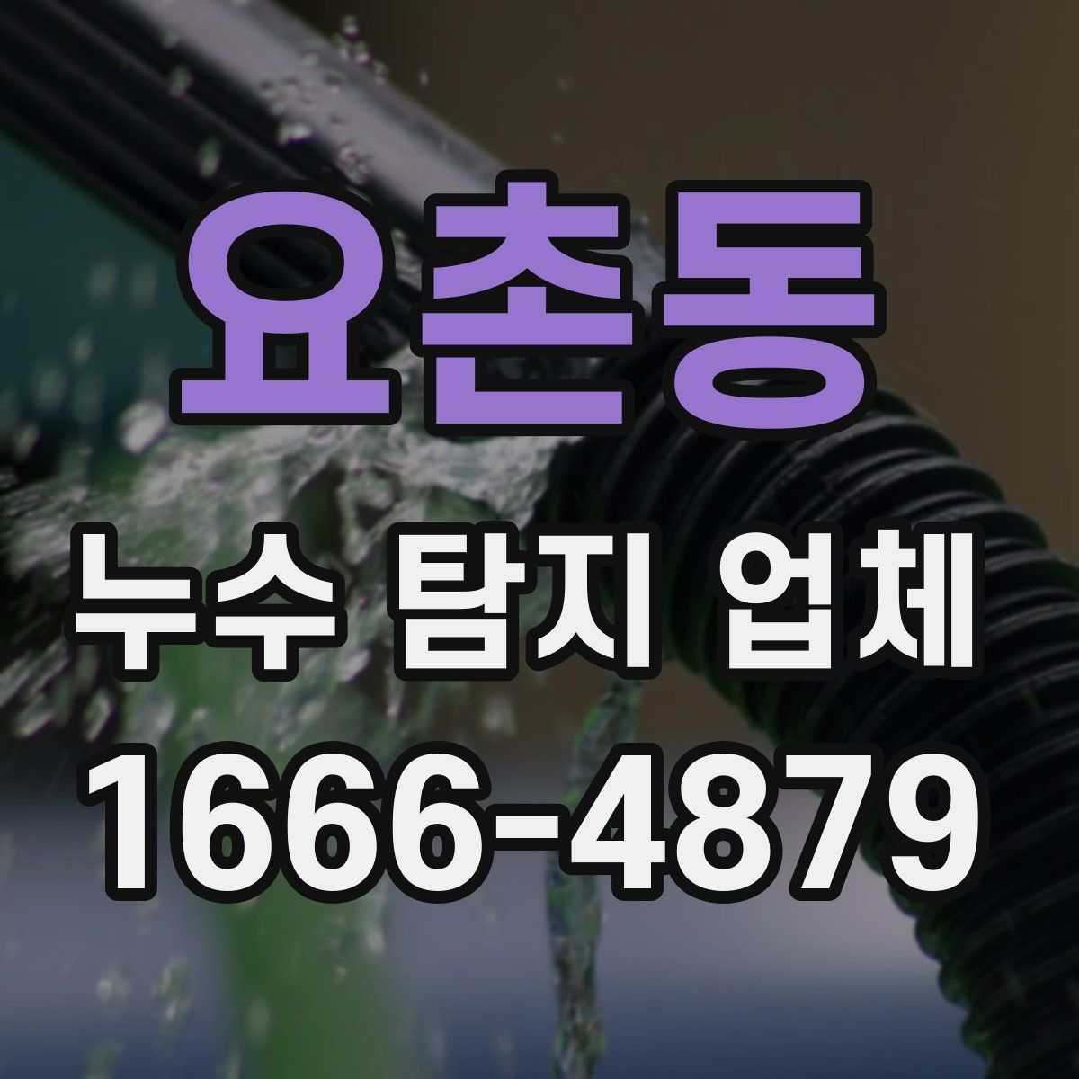 요촌동 누수 탐지 업체