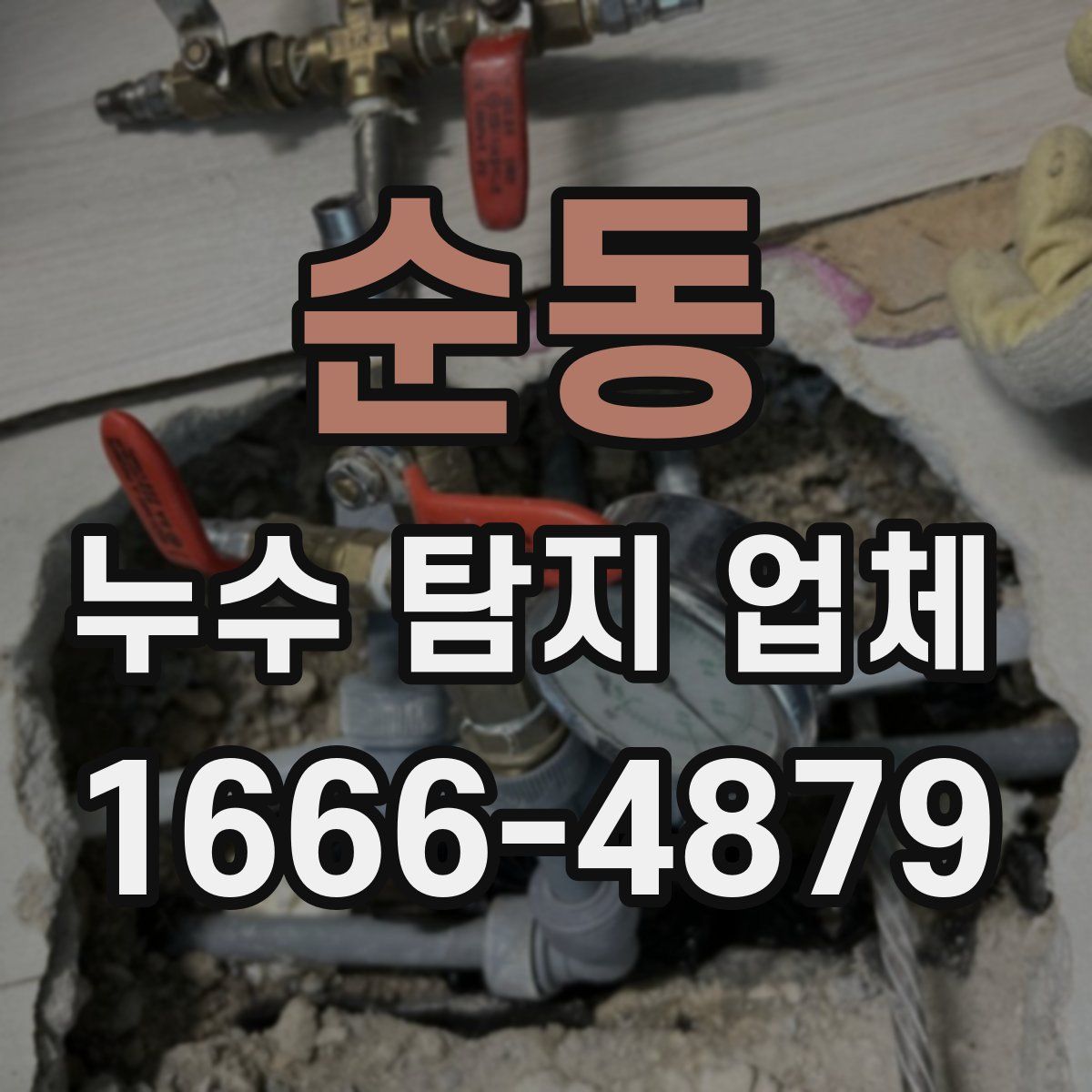 순동 누수 탐지 업체