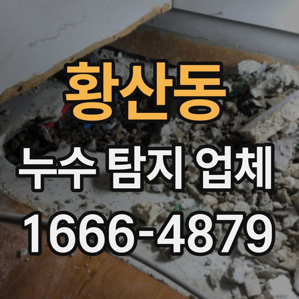 황산동 누수 탐지 업체