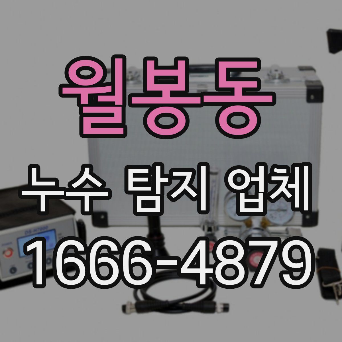 월봉동 누수 탐지 업체