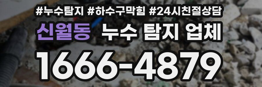 신월동 누수 탐지 업체