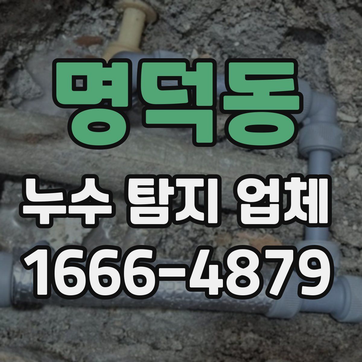 명덕동 누수 탐지 업체