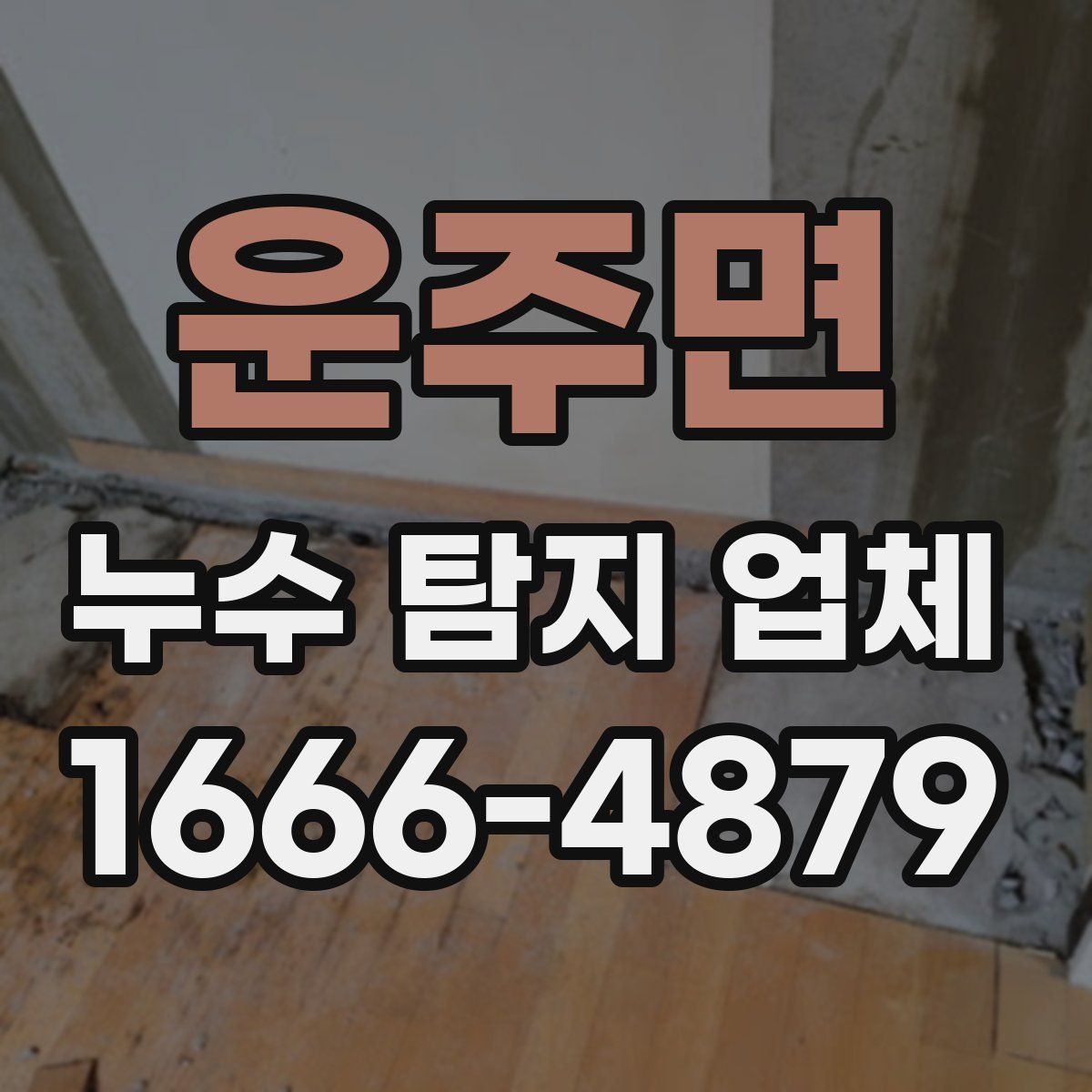 운주면 누수 탐지 업체