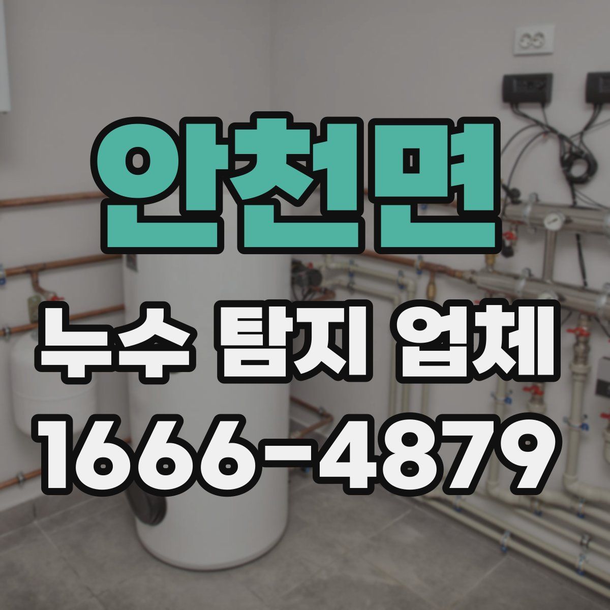 안천면 누수 탐지 업체