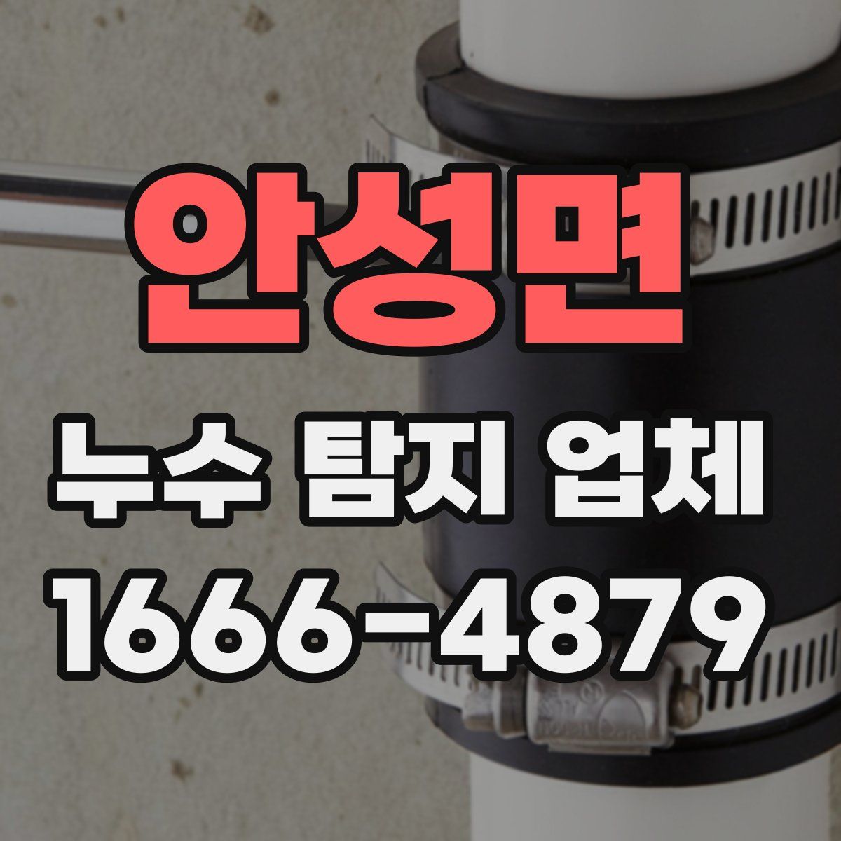 안성면 누수 탐지 업체