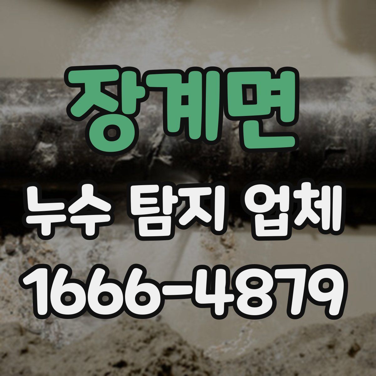 장계면 누수 탐지 업체