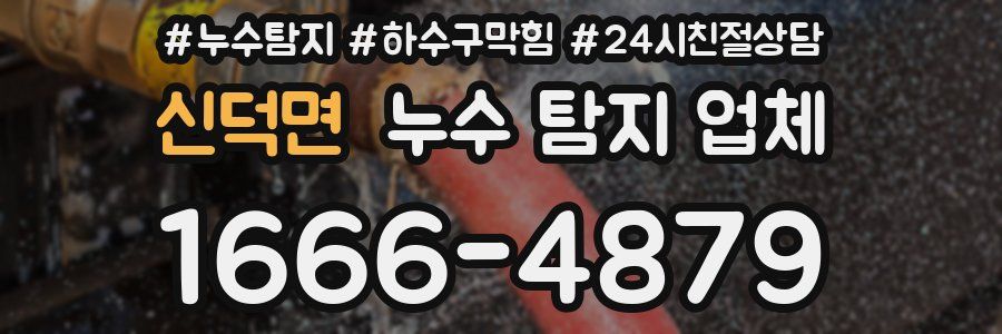 신덕면 누수 탐지 업체