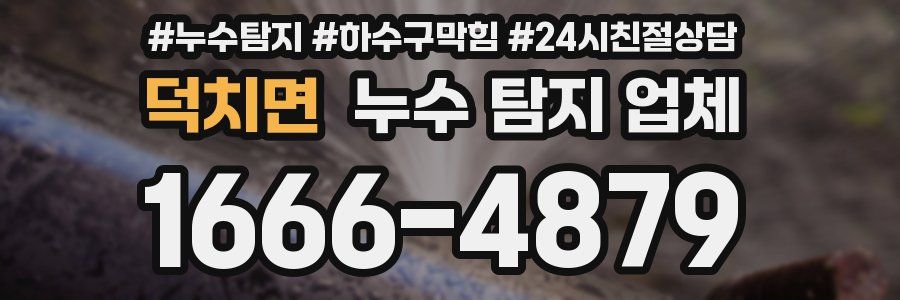 덕치면 누수 탐지 업체