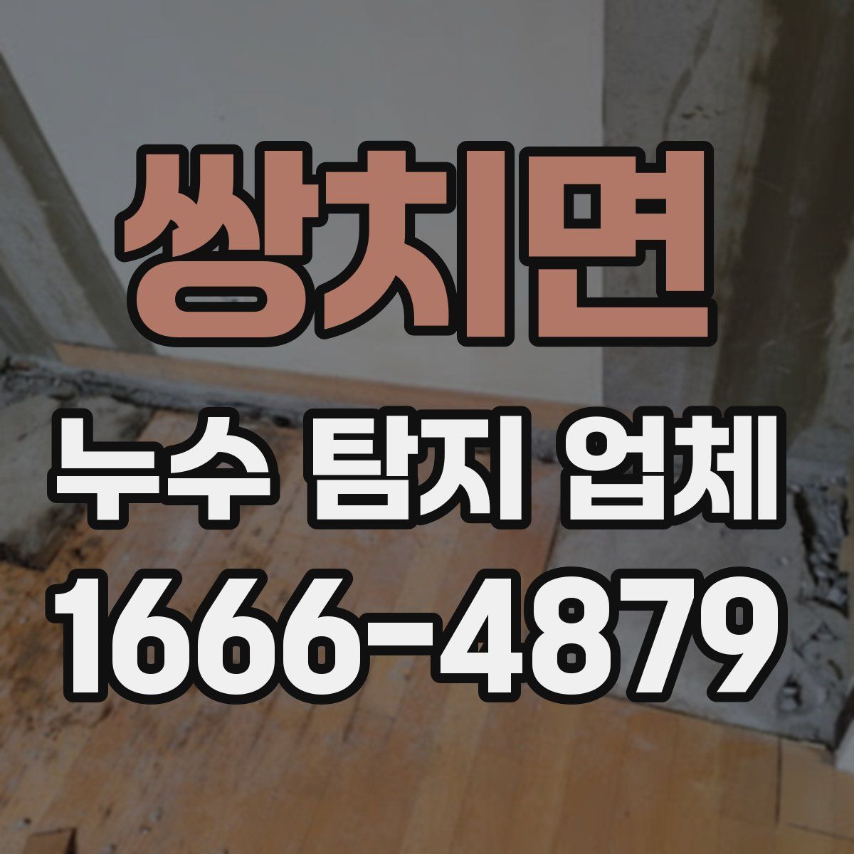 쌍치면 누수 탐지 업체
