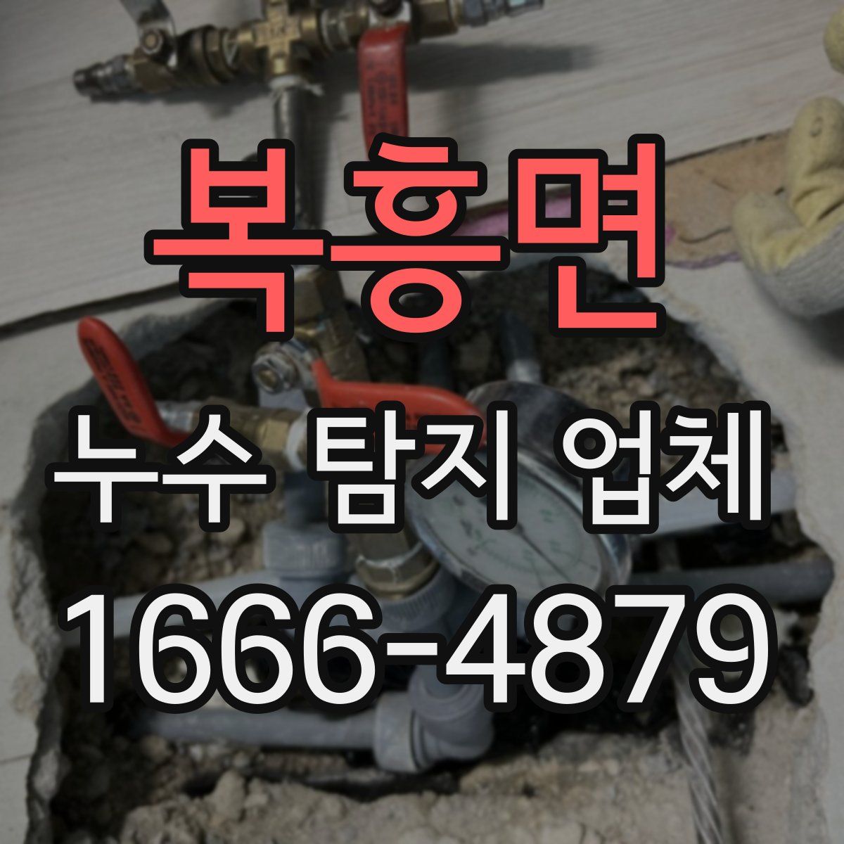 복흥면 누수 탐지 업체