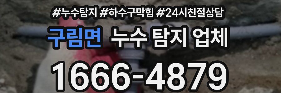 구림면 누수 탐지 업체