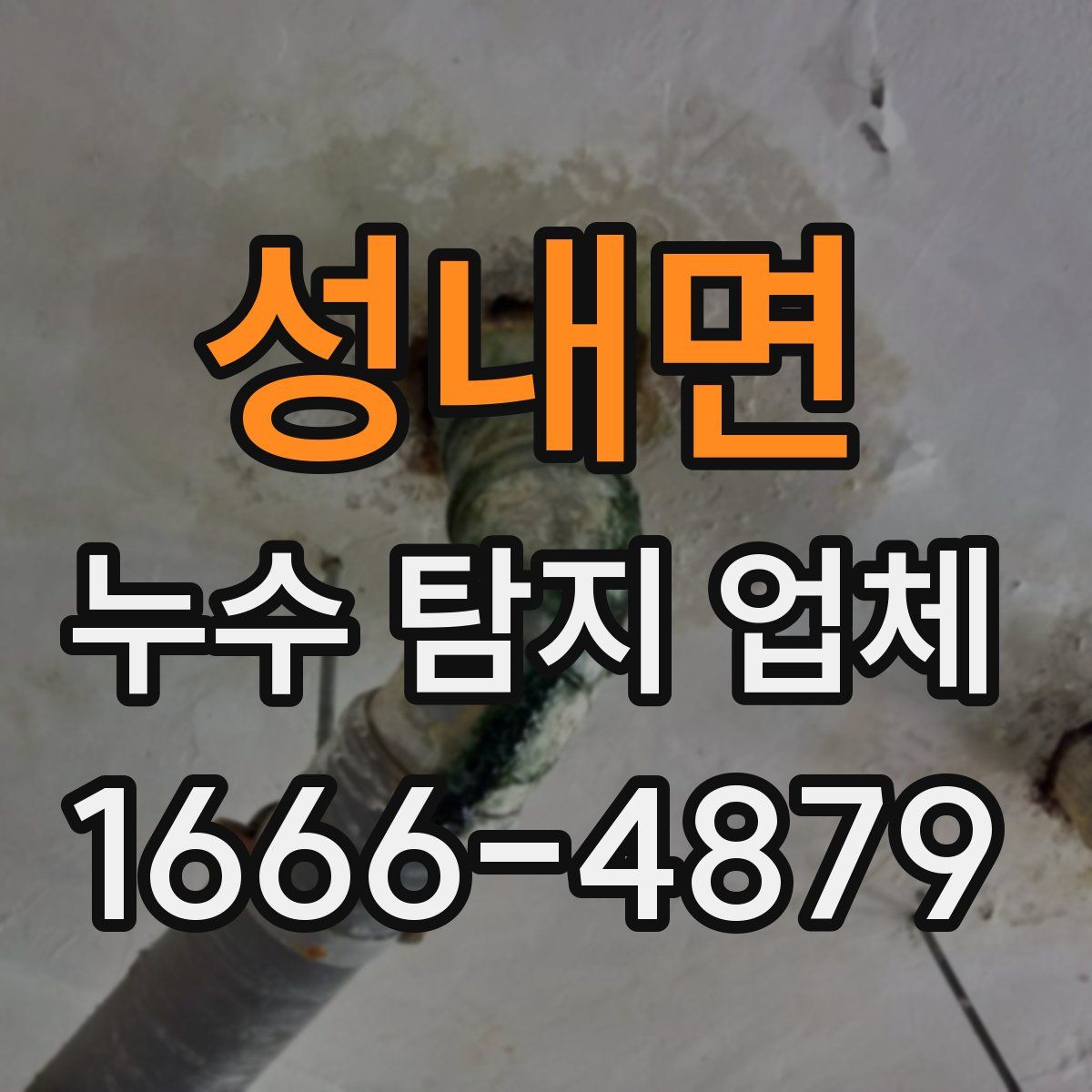 성내면 누수 탐지 업체