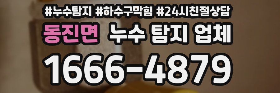 동진면 누수 탐지 업체