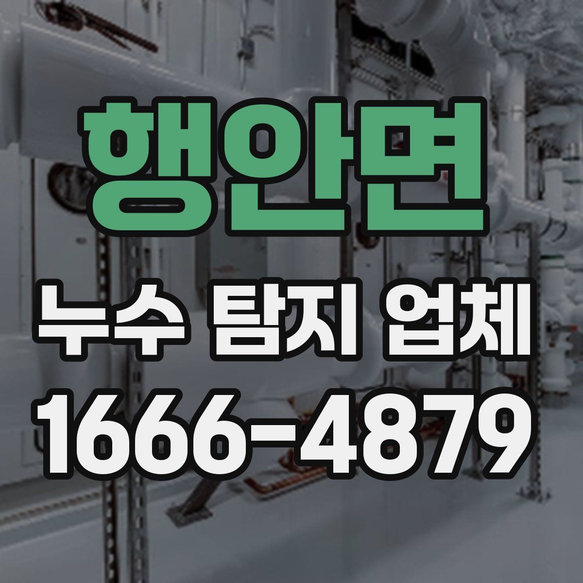 행안면 누수 탐지 업체