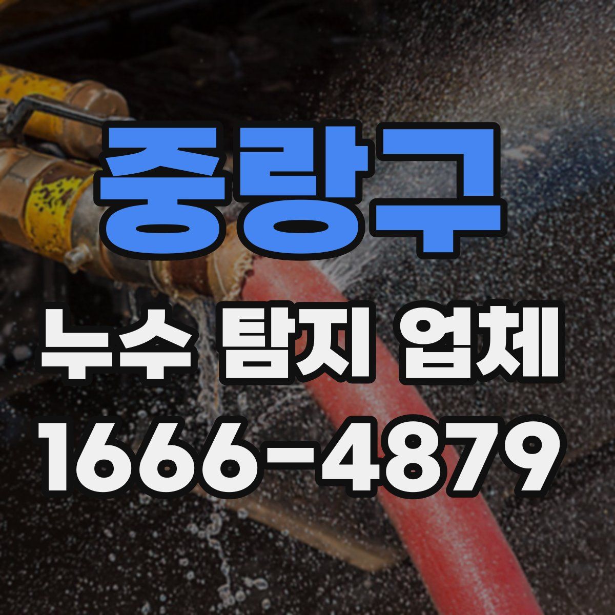 중랑구 누수 탐지 업체
