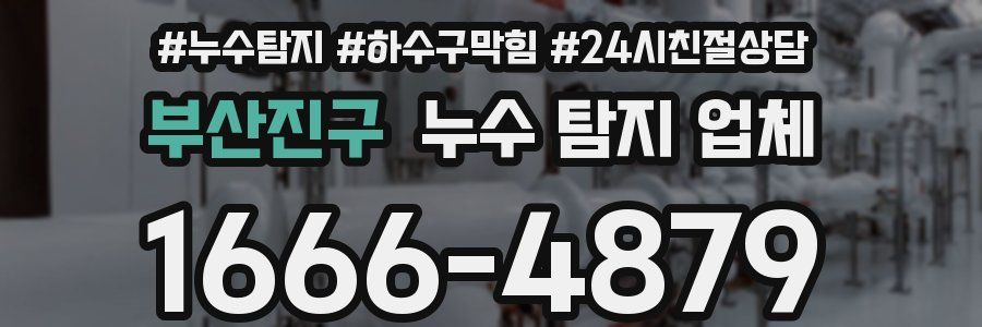 부산진구 누수 탐지 업체