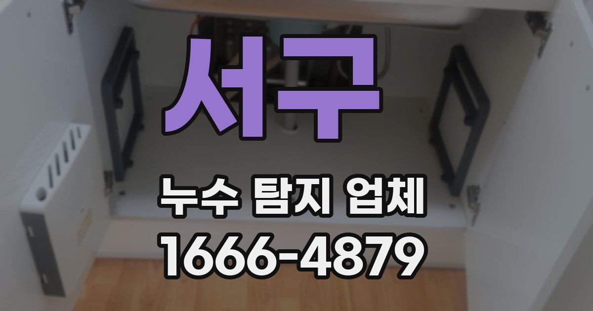 서구 누수 탐지 업체