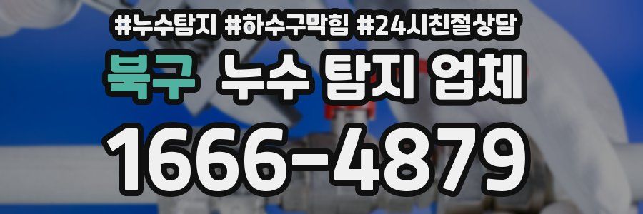 북구 누수 탐지 업체