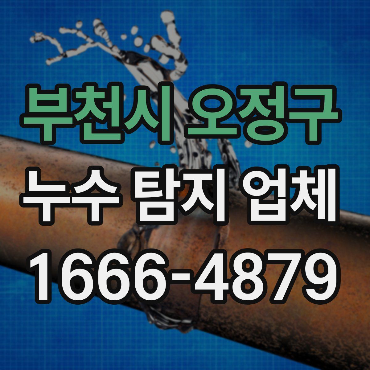 부천시 오정구 누수 탐지 업체
