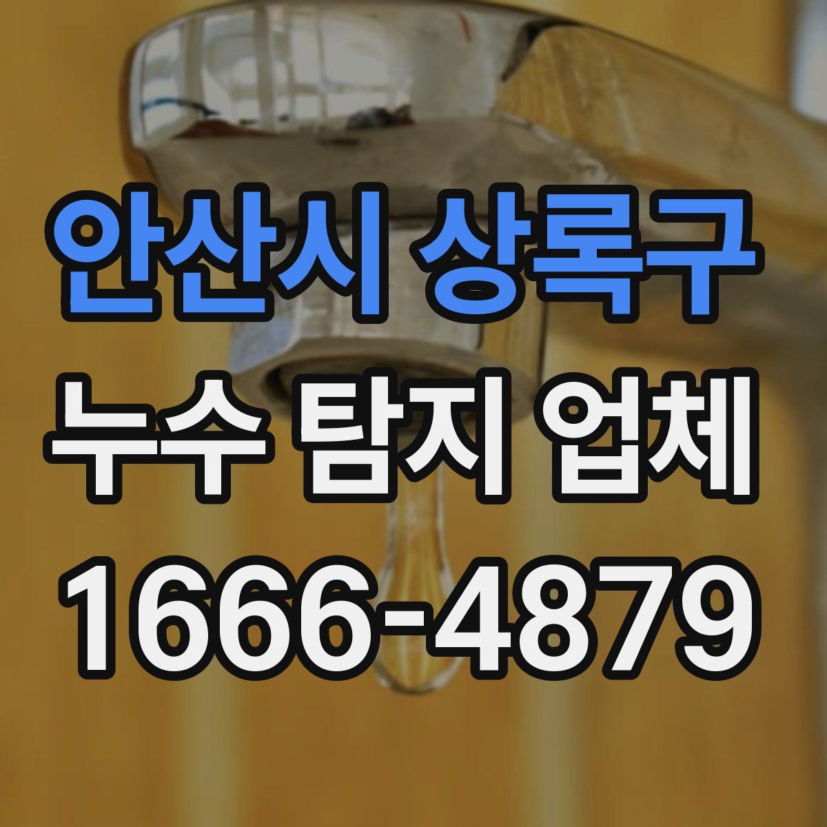 안산시 상록구 누수 탐지 업체