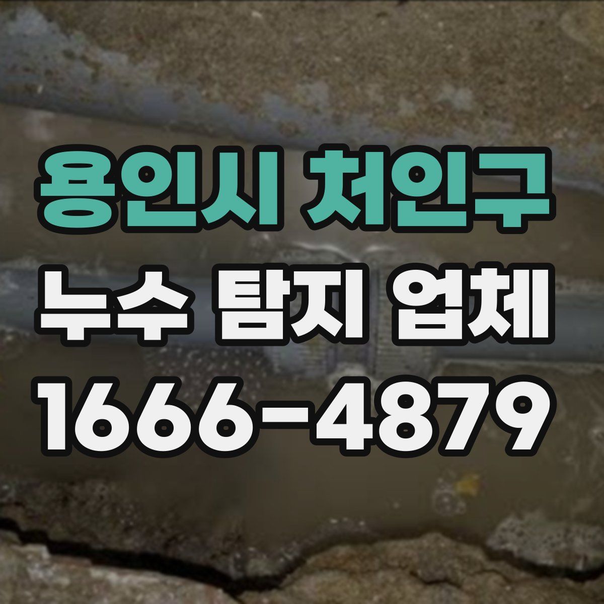 용인시 처인구 누수 탐지 업체