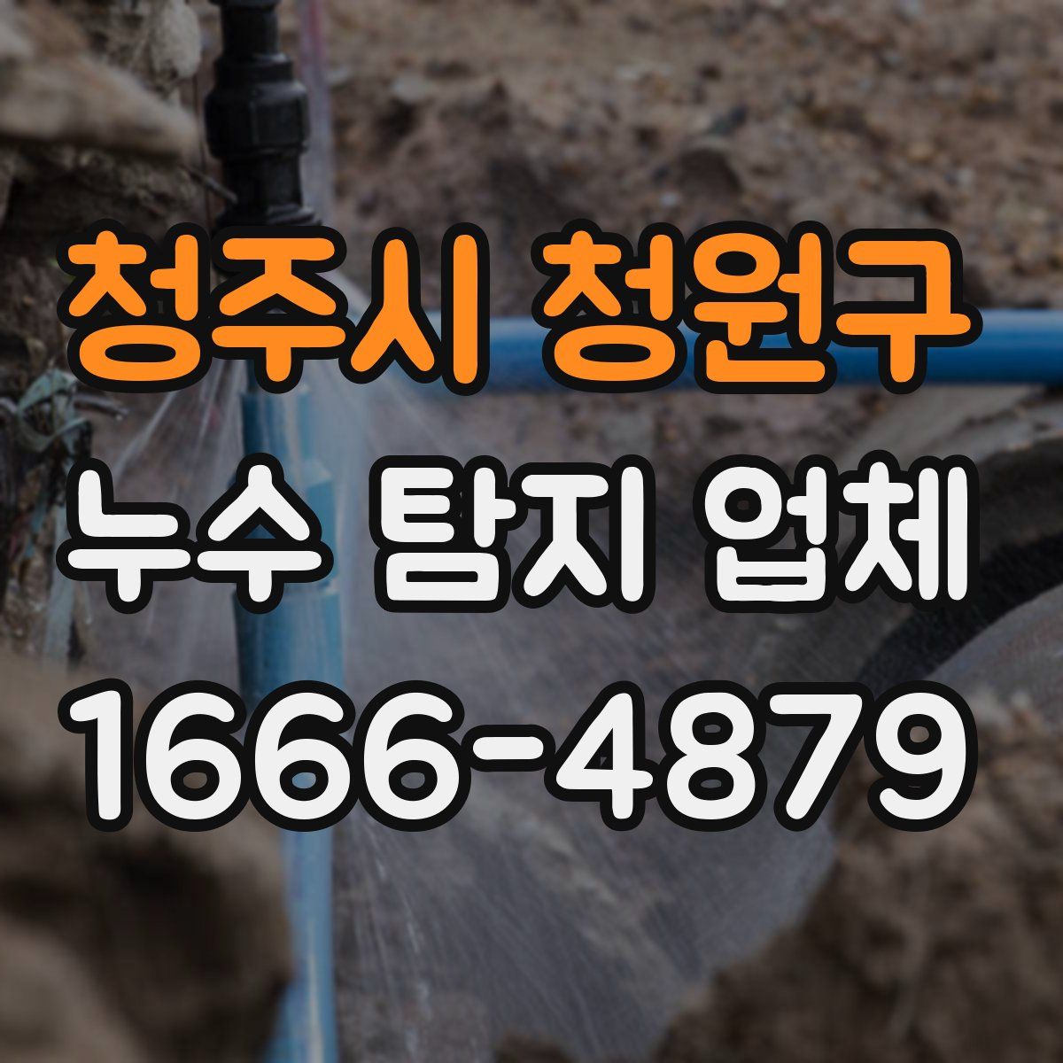 청주시 청원구 누수 탐지 업체