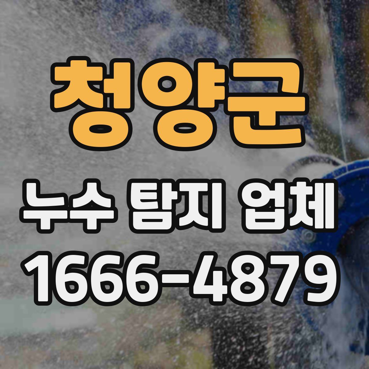 청양군 누수 탐지 업체