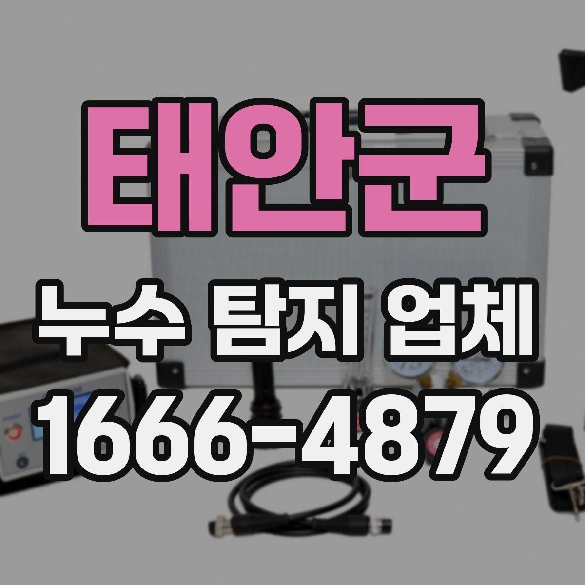 태안군 누수 탐지 업체