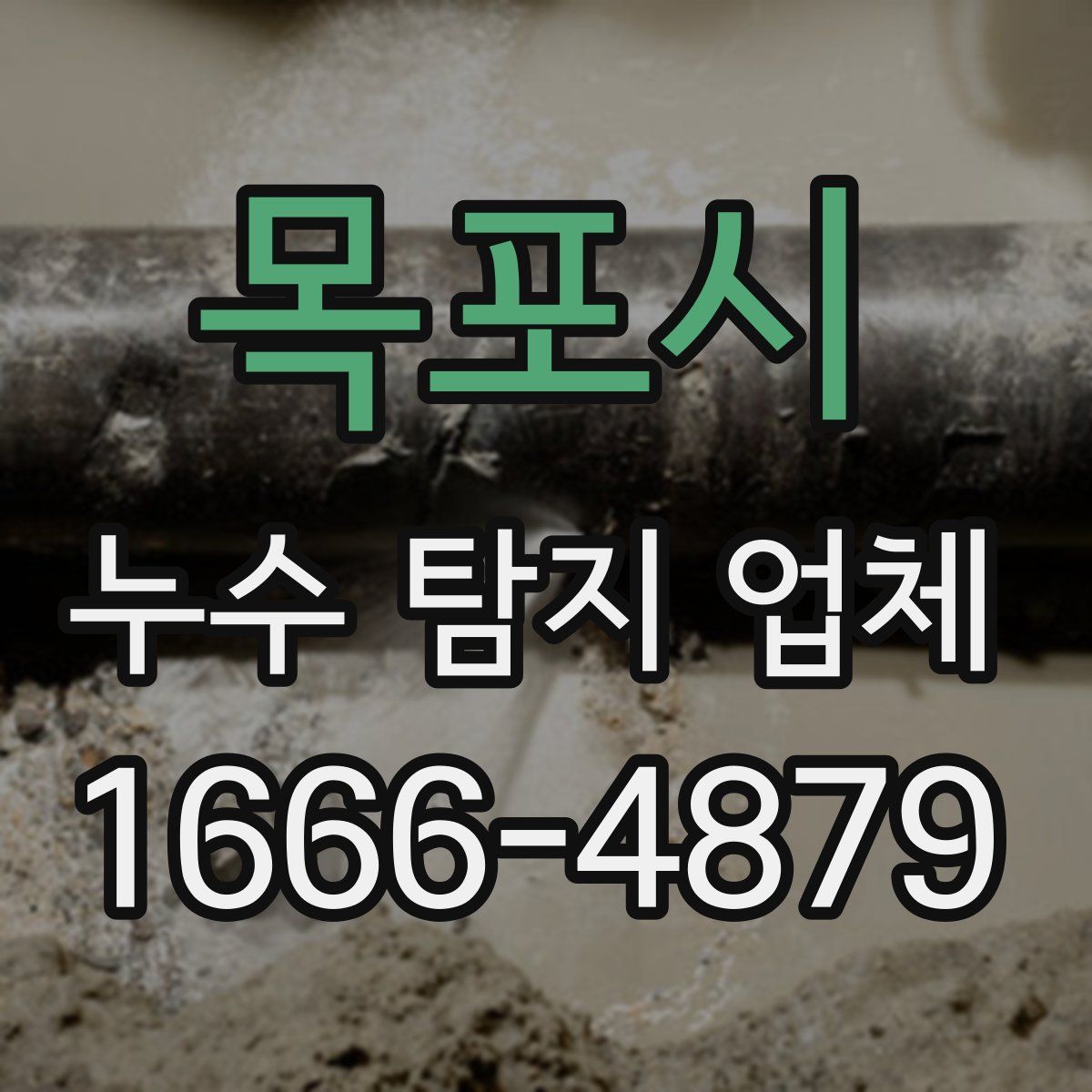 목포시 누수 탐지 업체