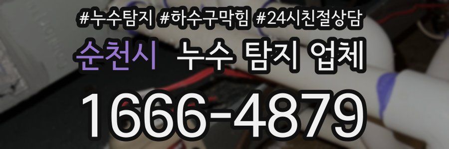 순천시 누수 탐지 업체