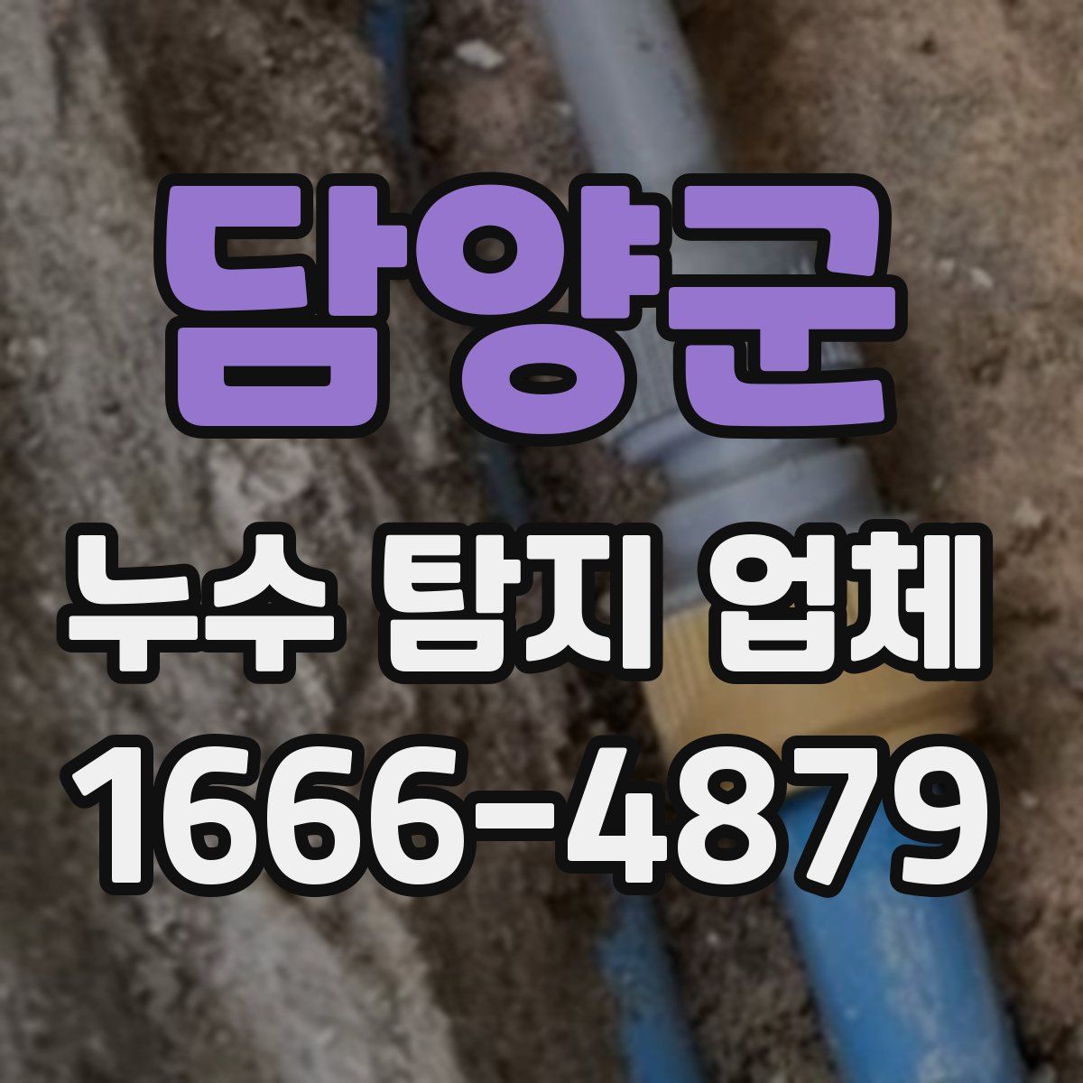 담양군 누수 탐지 업체