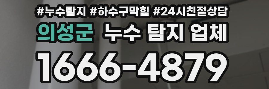 의성군 누수 탐지 업체