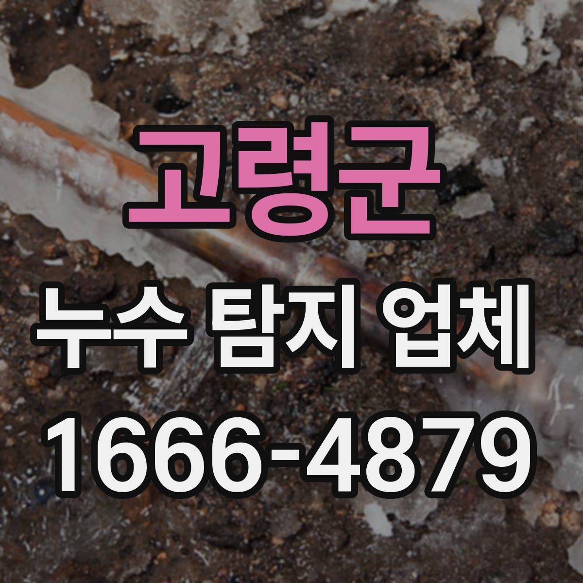 고령군 누수 탐지 업체