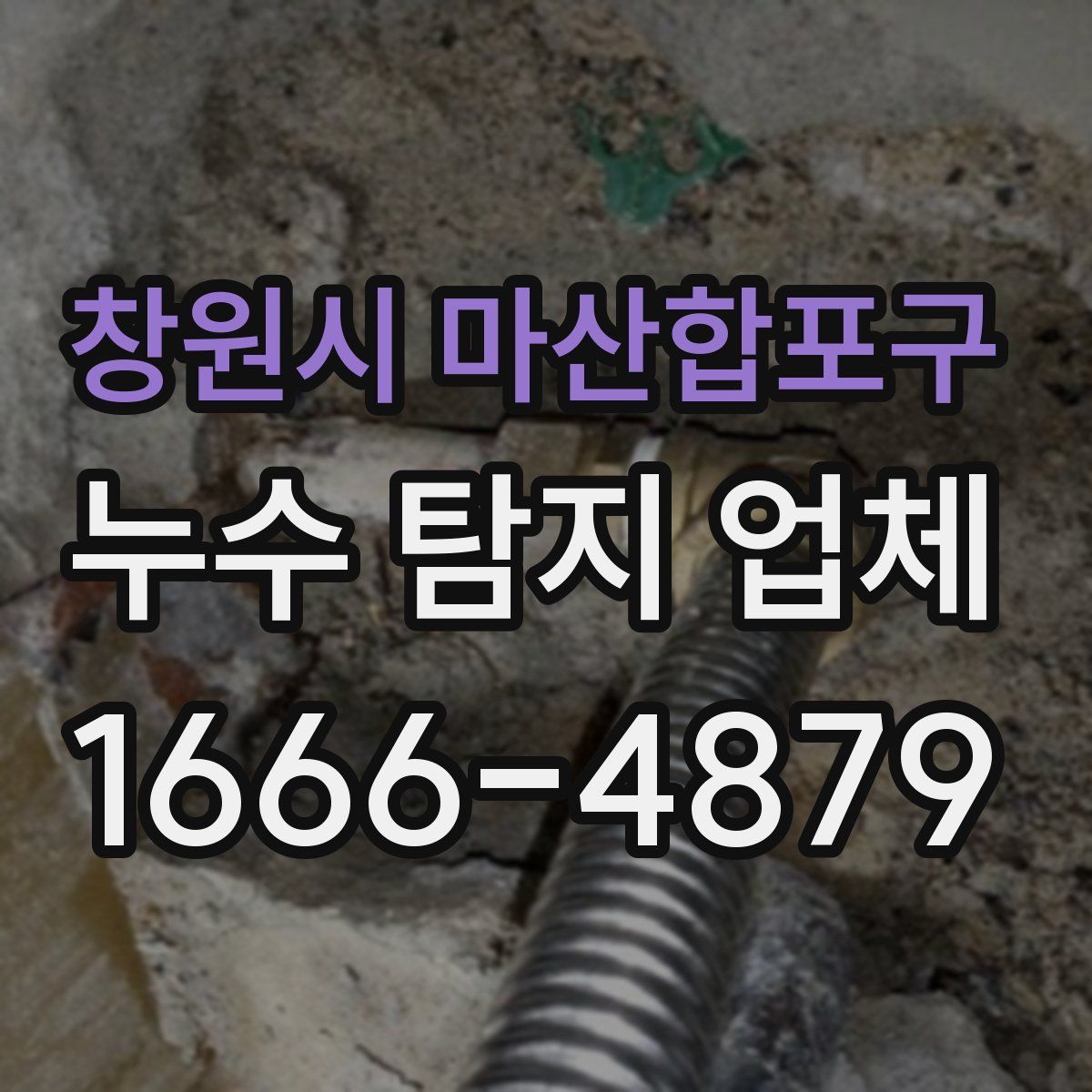 창원시 마산합포구 누수 탐지 업체