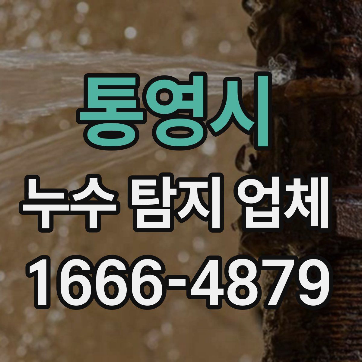 통영시 누수 탐지 업체
