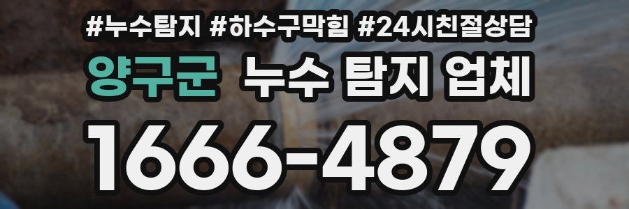 양구군 누수 탐지 업체