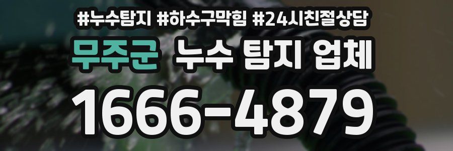 무주군 누수 탐지 업체
