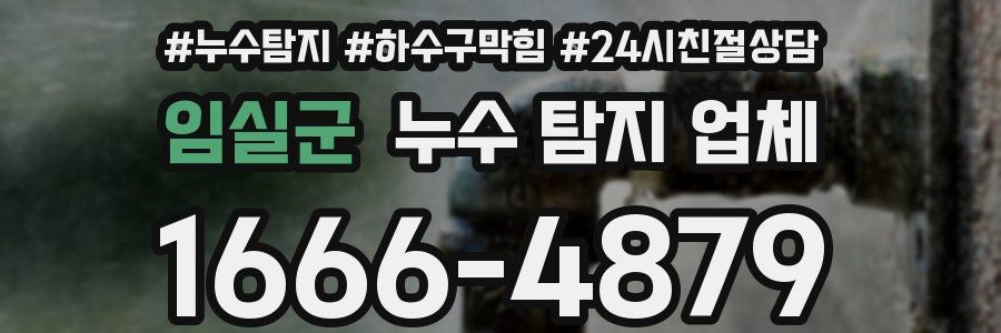 임실군 누수 탐지 업체