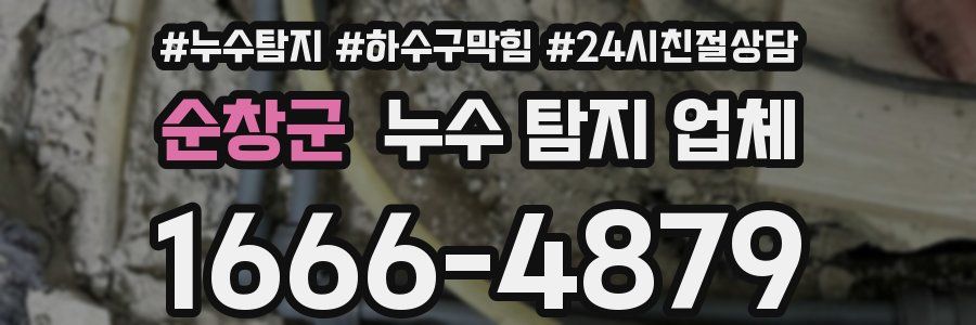 순창군 누수 탐지 업체
