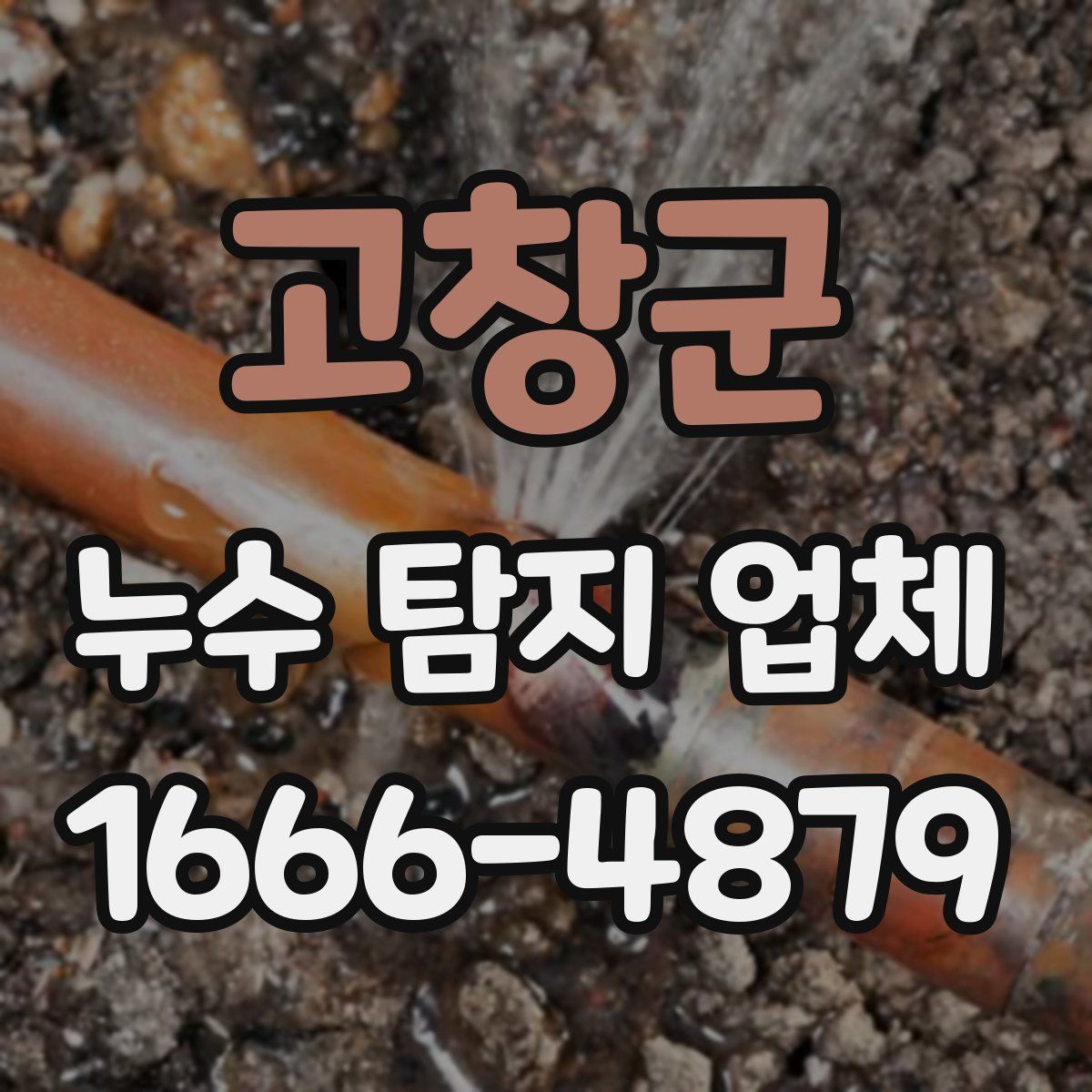 고창군 누수 탐지 업체