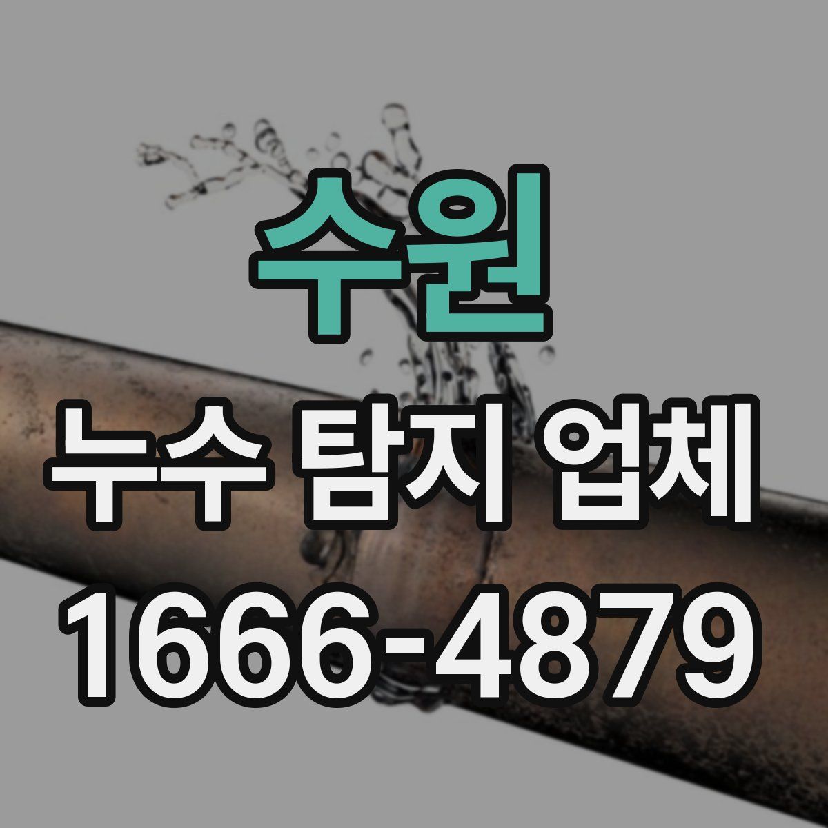 수원 누수 탐지 업체