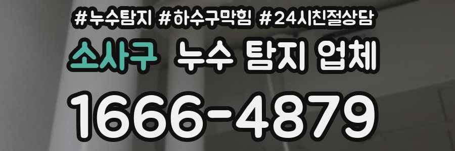 소사구 누수 탐지 업체