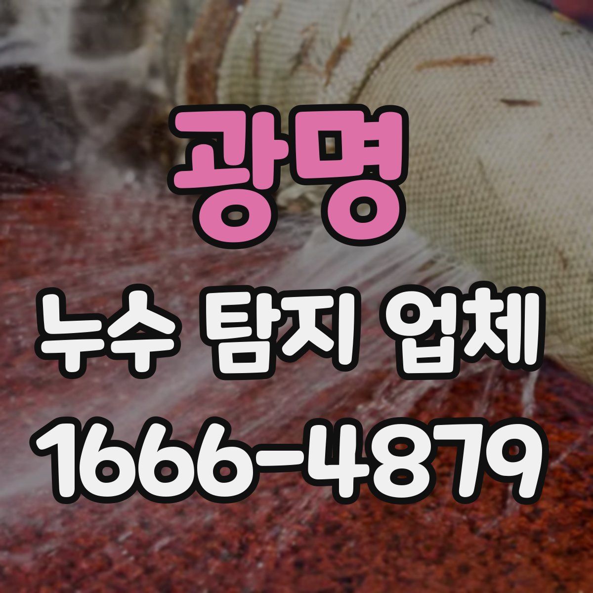 광명 누수 탐지 업체