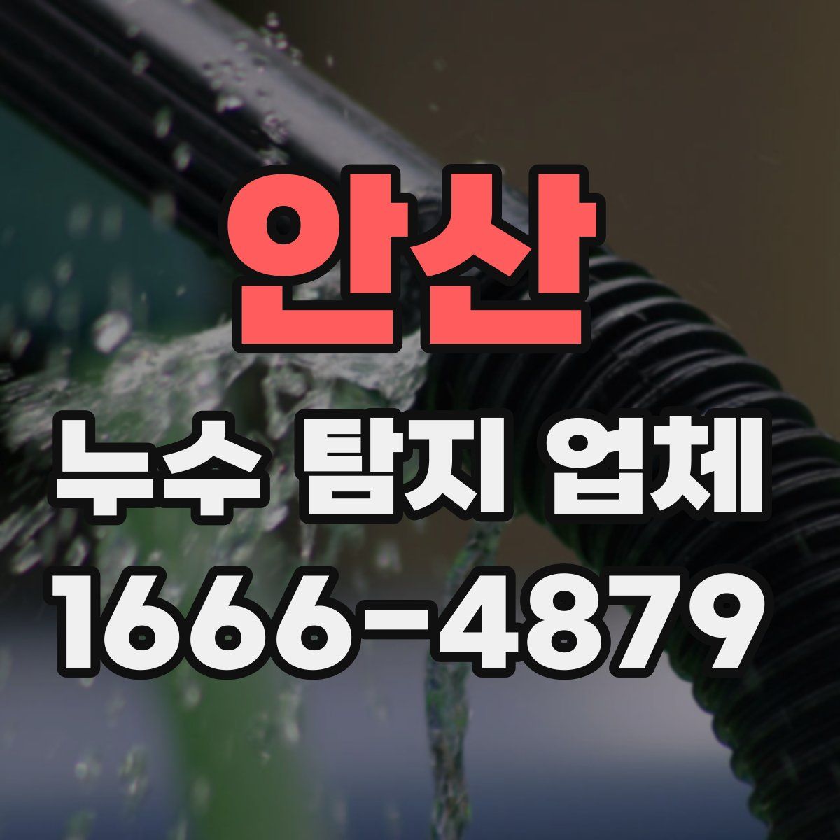 안산 누수 탐지 업체