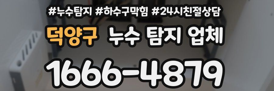 덕양구 누수 탐지 업체
