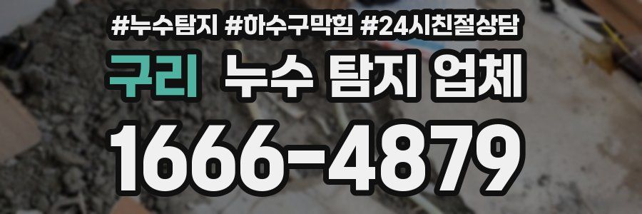 구리 누수 탐지 업체