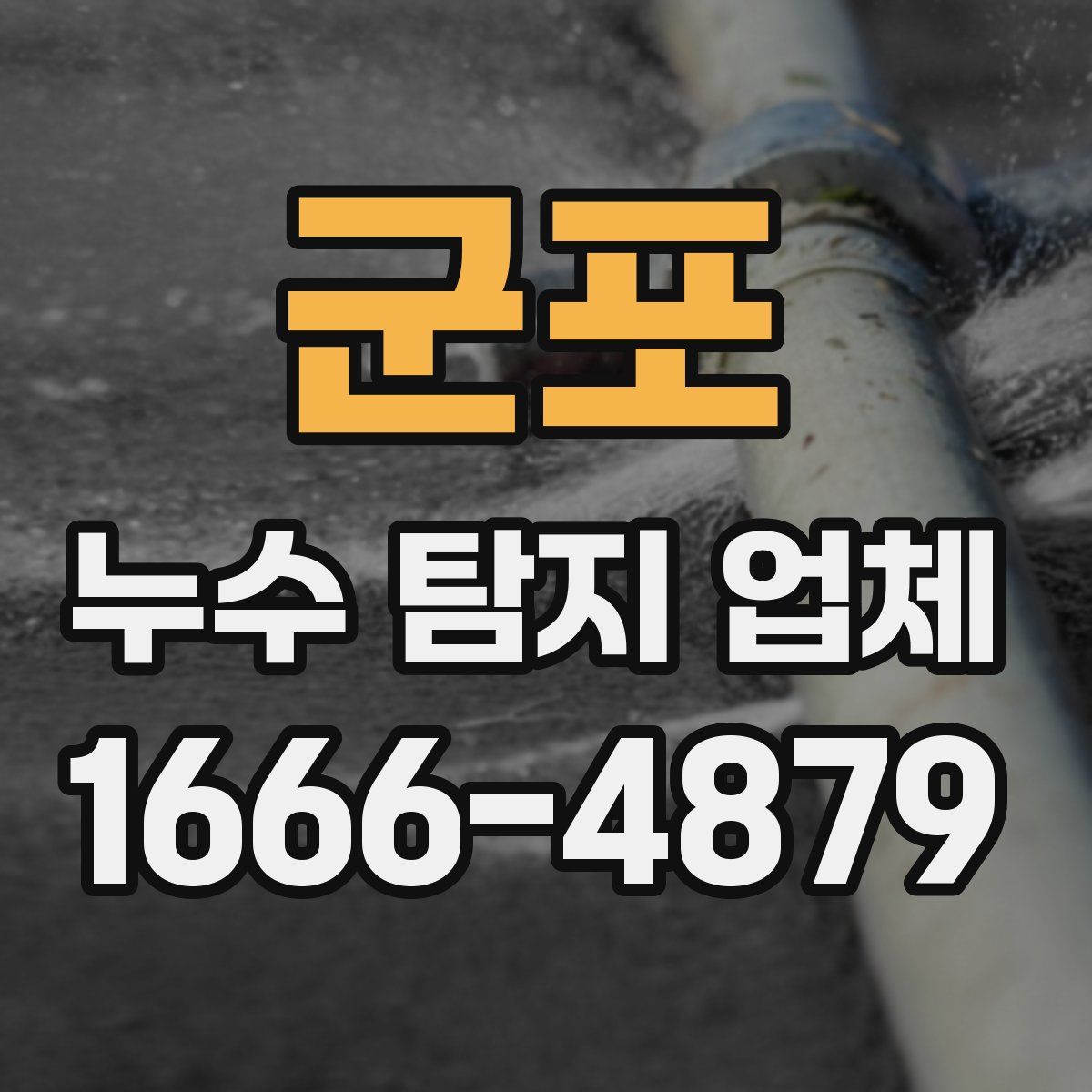 군포 누수 탐지 업체