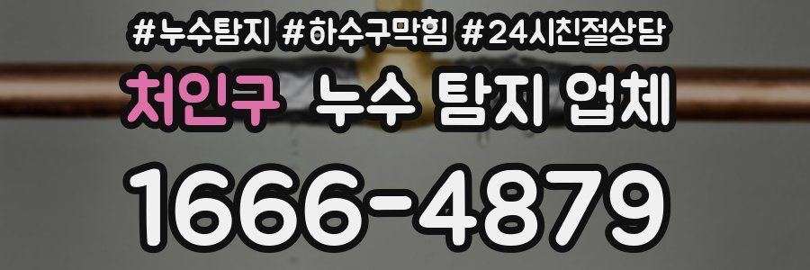 처인구 누수 탐지 업체
