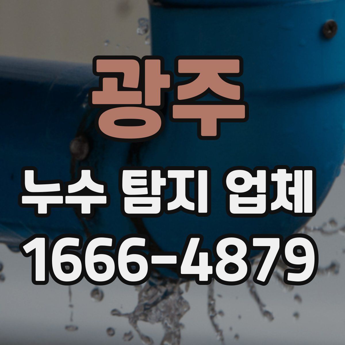 광주 누수 탐지 업체